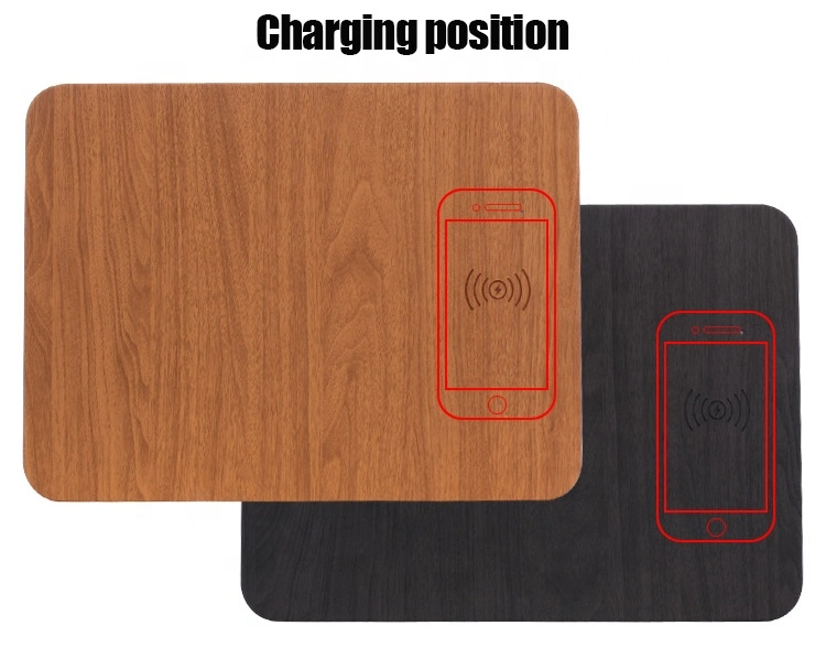 2 in 1 Type Consumer Electronics Fast Charging Custom Wireless Charger Qi Mouse Pad for Mobile Phone