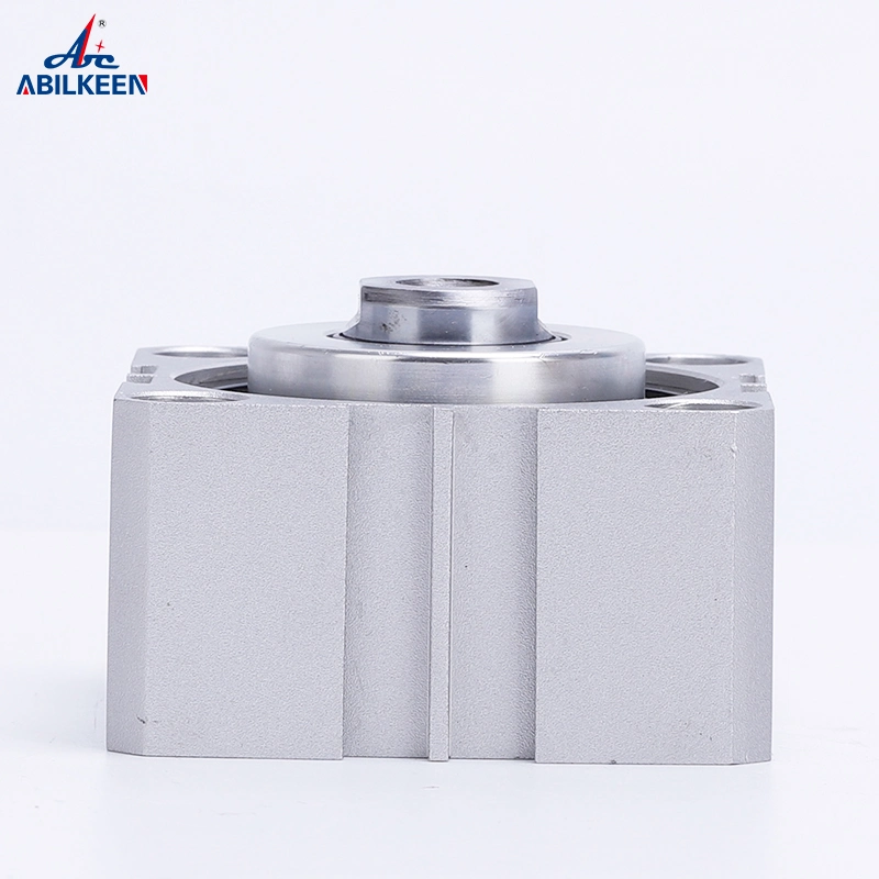 Precio de fábrica pistón de aleación de aluminio de diámetro grande de doble acción simple Cilindro SDA neumático de control de aire de tipo delgado