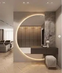 Half Moon Frameless Backlit LED Light Dressing Mirror