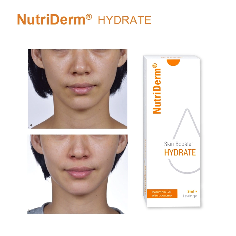 Nutriderm Korea Cuidados de la piel ácido Hialurónico Ampoule refuerzo de blanqueamiento de la piel Suero para mesoterapia