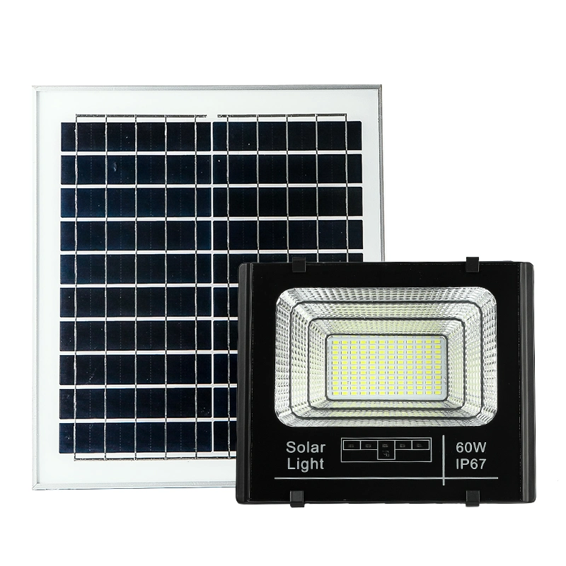 IP67 Fernbedienung Preiswertes Solar-Flutlicht 200W Projektor Reflektor 100W 300W ABS Kunststoff LED Solar Flutlicht