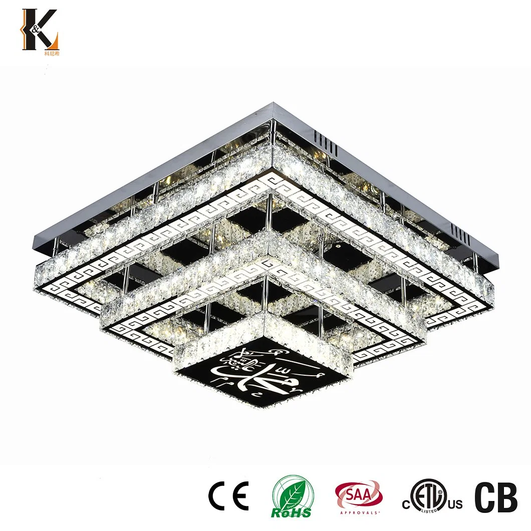 Crystal LED Ceiling Lighting China Wholesale/Supplier Luxury Style Interior Decoration Cafe Home Villa Modern Crystal Ceiling Pendant Light