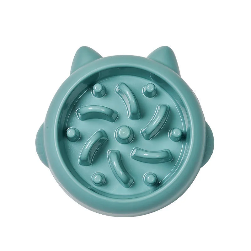 Chinese Supplier Plastic Dog Feeding Bowl Dishes with Anti-Slip Pins Dog Food and Water Dispenser Cheap Pet Feeders