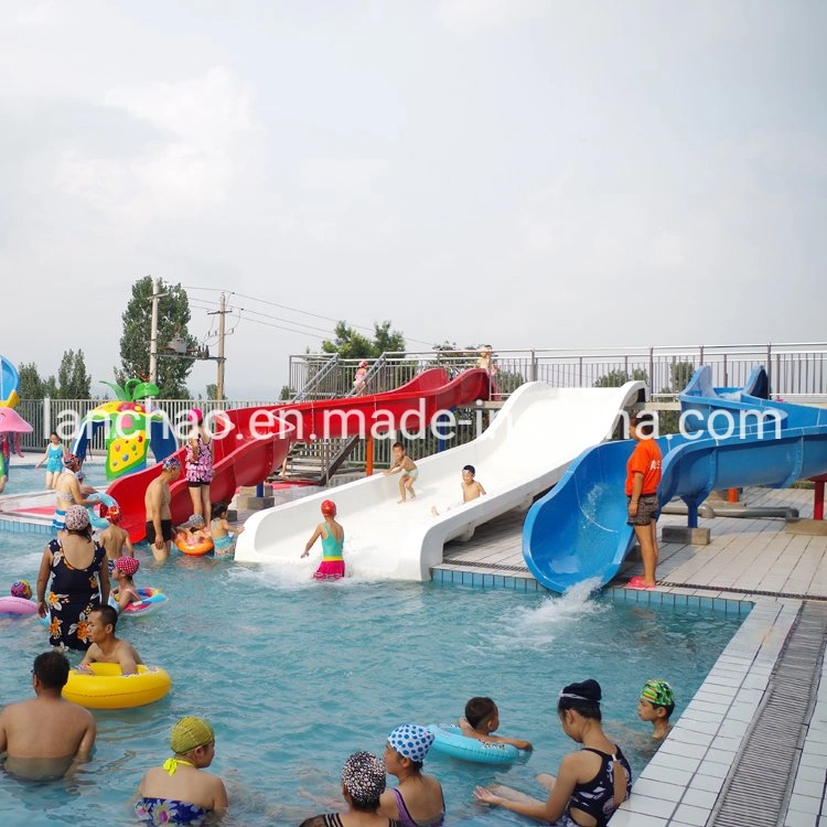 Parc aquatique de diapositives de la piscine en fibre de verre