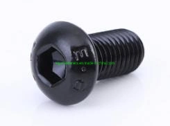 M6/M8/M10 ISO7380 Black Oxide Metric Hex Socket Button Head Cap Screw for Machinery