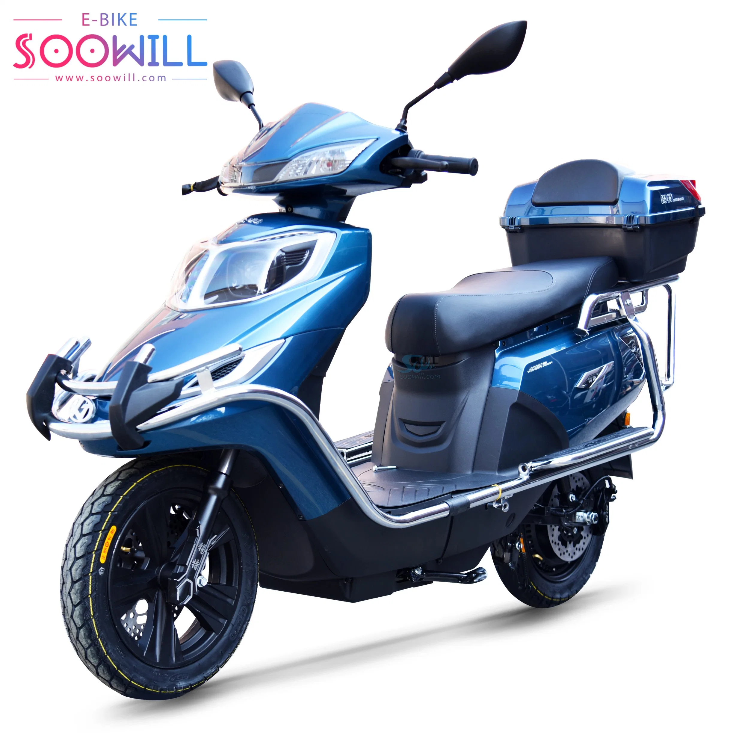 1200W Brush-Less DC Motor Ebike 72V32ah Lead-Acid Battery Electric Mobility Scooter Motorcycle