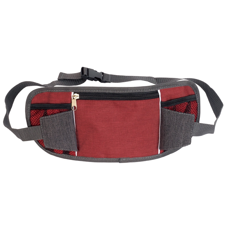 OEM Customized Fashion Design Adjustable Running Belt Leisure Polyester Promotion Gift Sport Gym Waist Bag