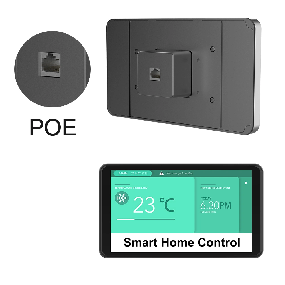 Montaje en pared OEM Poe Android Tablets PC10 Poe de Tablet PC RS485 de 48V El Sistema de Control Inteligente para Hotel