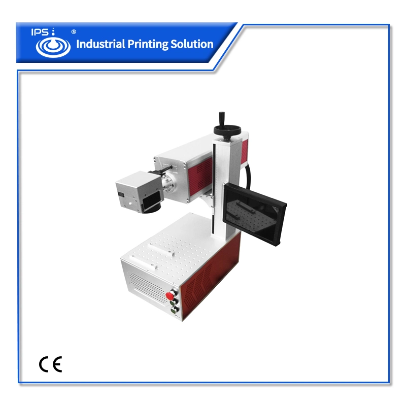 Alta velocidad de 20W 30W de fibra de estática marcadora láser para metal, vidrio, plástico, con la certificación CE