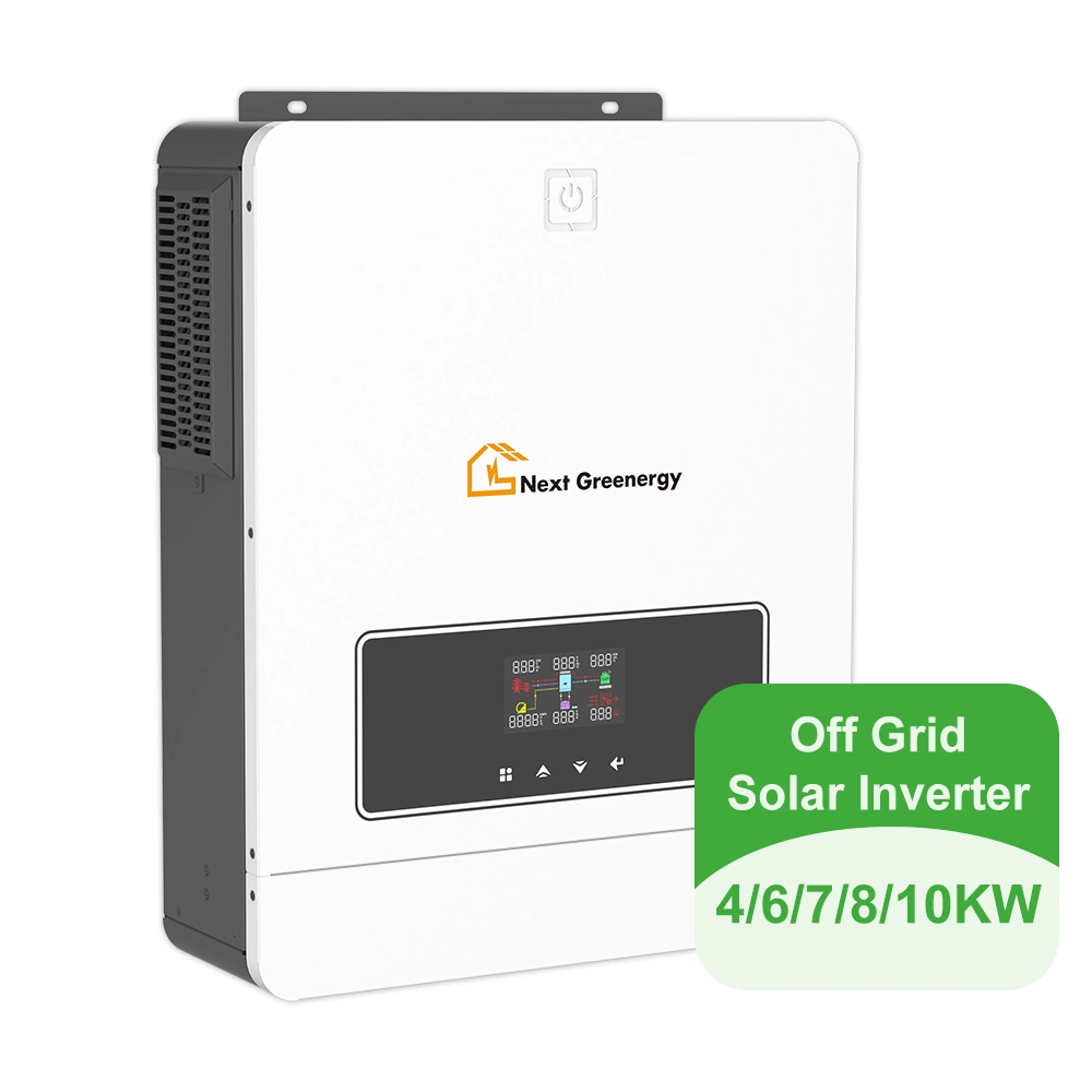 Nextgreenergy in Stock off Grid Power Inverter Supply 4kw 6Kw 7kW 8kW 10KW para House Lifipo4 batería Home Energy Storage Sistema