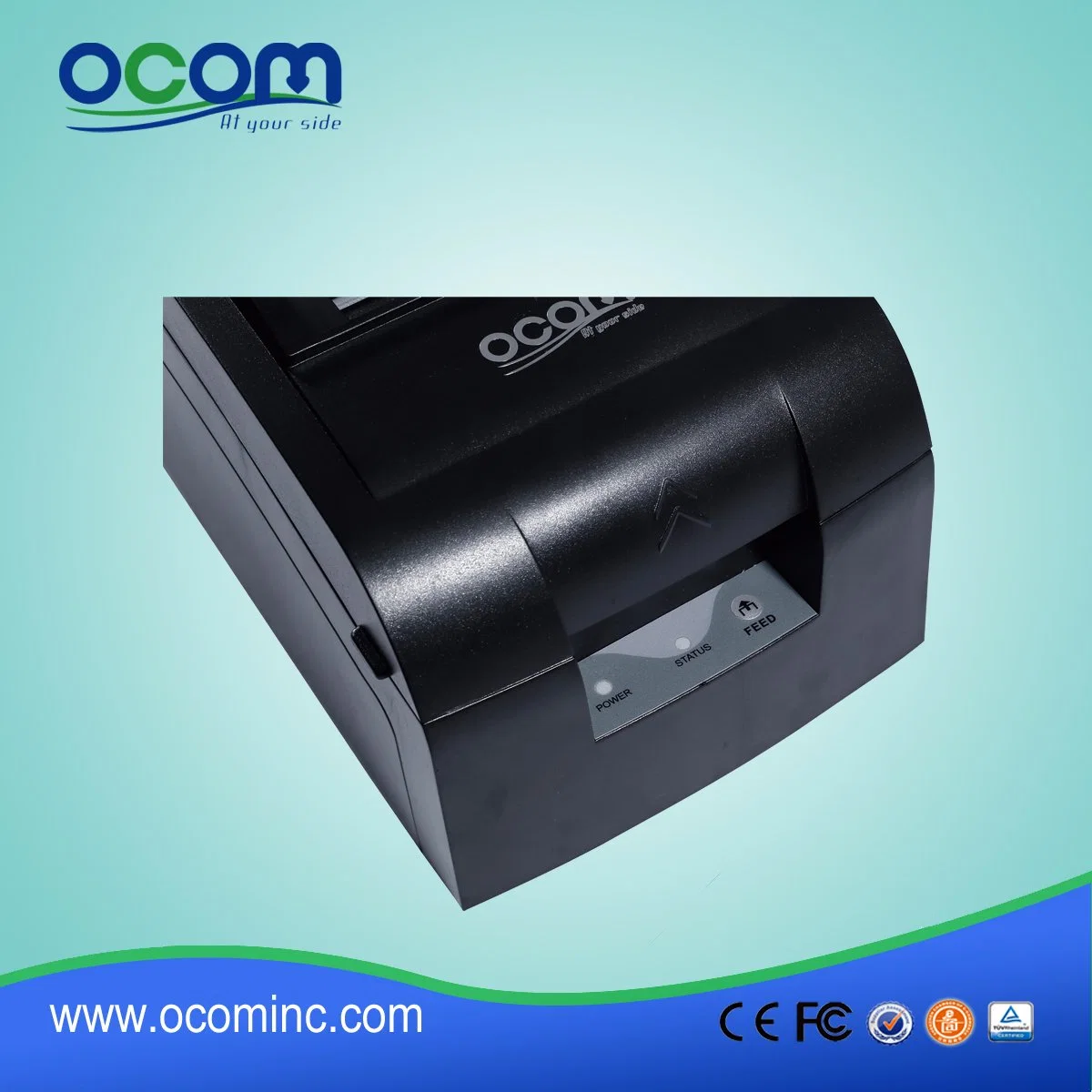 Ocpp-762-U 76mm Impact DOT Matrix Receipt Printer with Manual Cutter