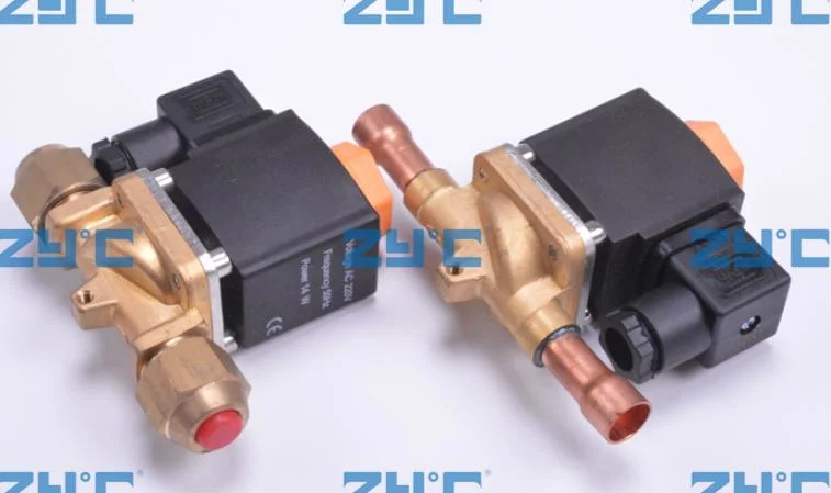 Las válvulas electromagnéticas de la válvula de solenoide para el equipo electrónico utilizado en cámaras frigoríficas