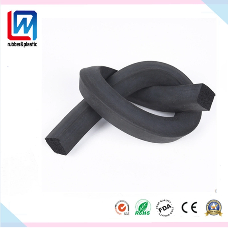 EPDM Foam Sponge Rubber Profile Rubber Cord for Boat, Electric Cabinet Box