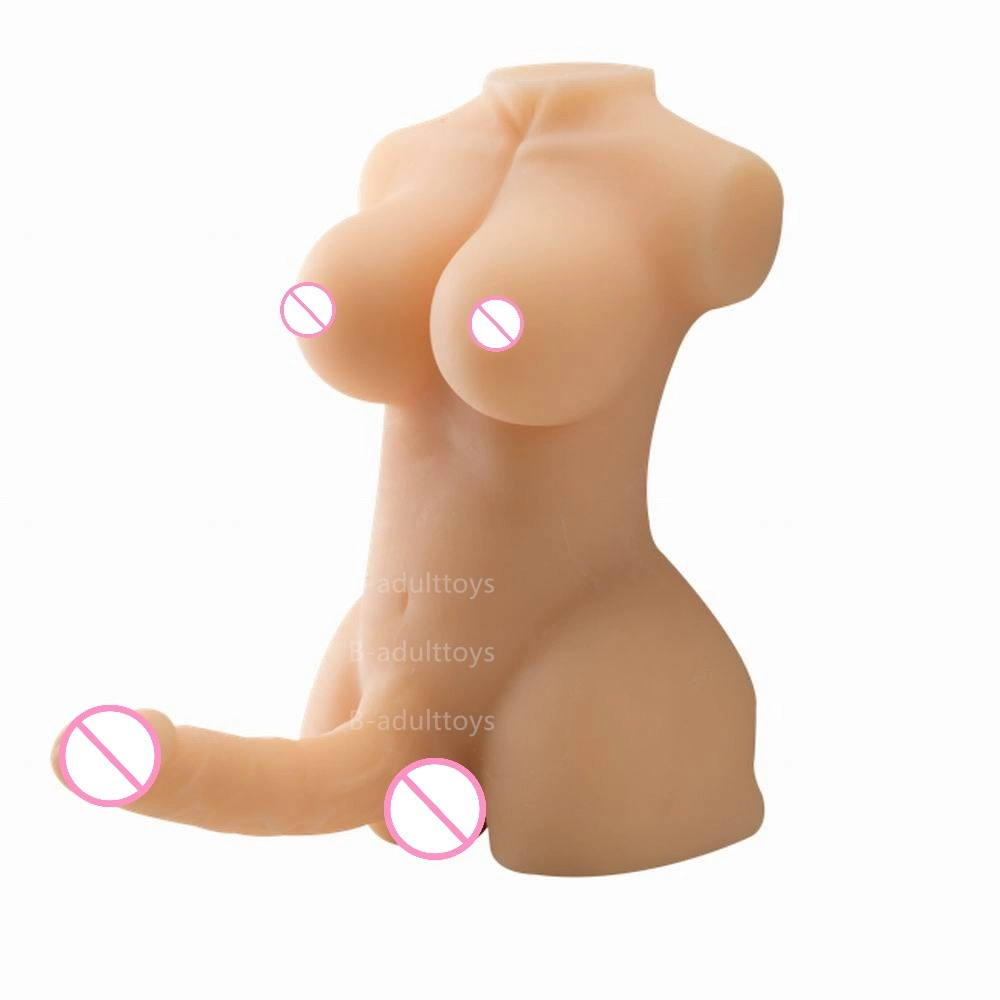 Silicone Sex Doll OEM Factory Atacado Shemale sexo metade Adulto corpo Dildo realista Mama grande