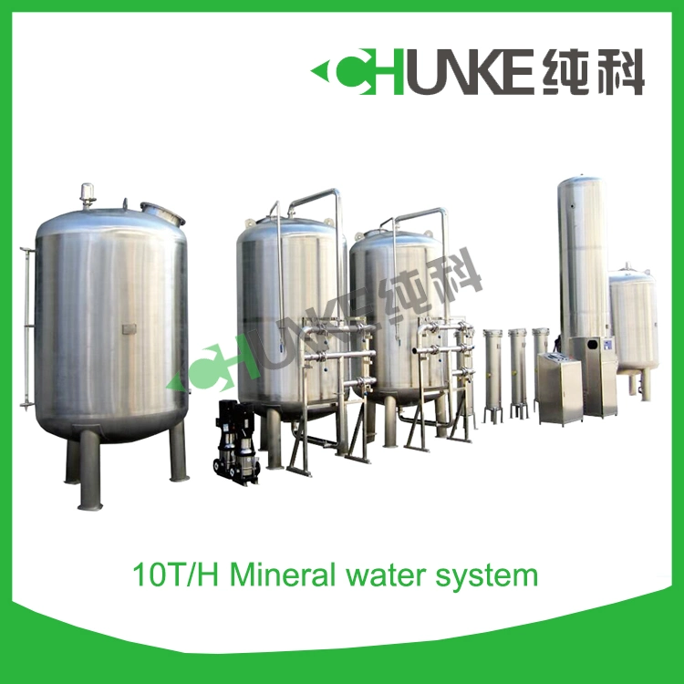 10 Tph Sanitary Water Treatment Reverse Osmosis System Plant