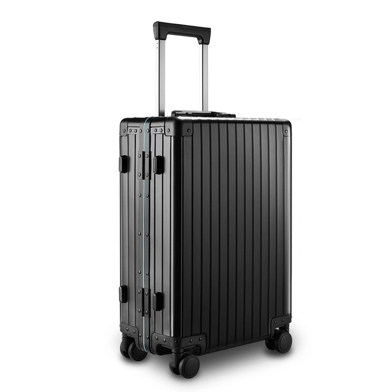 Aluminium Alloy Wheeled Trolley Luggage Business Leisure Travel Draw-Bar Boarding Suitcase Box Case (CY5875)