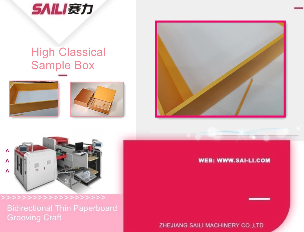 Servo Fully Automatic Grooving Craft for Thin Paperboard Mobile Boxes