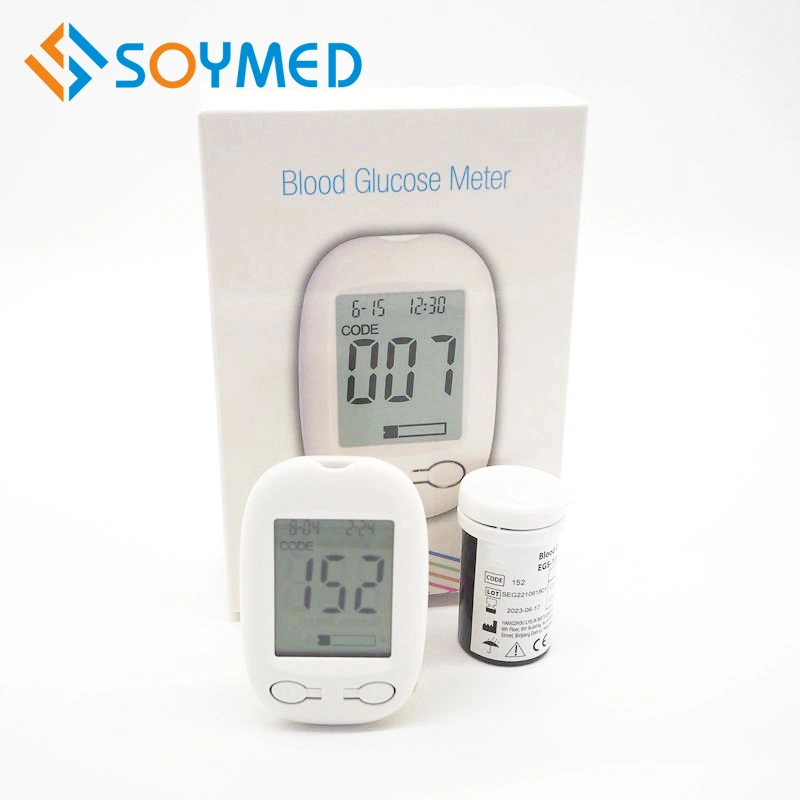 Easy to Operate LCD Screen Digital Large Font Blood Glucose Meter for Quick Reading