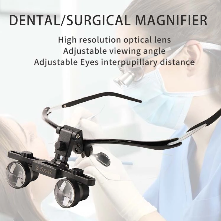 3.5X Dental Loupes Mini Lens Portable Medical Magnifier Binocular Glass