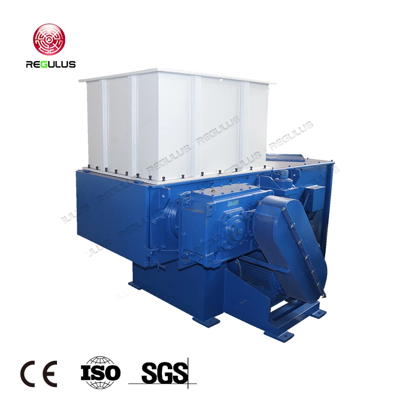 Used Tire Plastic Shell Lump Recycling Shredding Single Shaft Shredder Machine