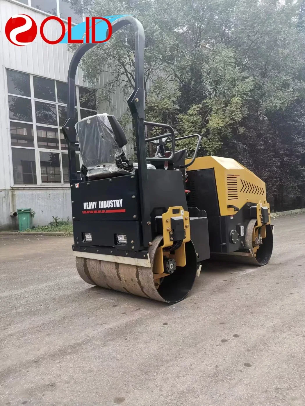 Solid Brand New Mini Road Roller 2ton with Double Drum for Road Construction