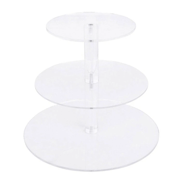 Assembly Clear Acrylic Cupcakes Display Stand