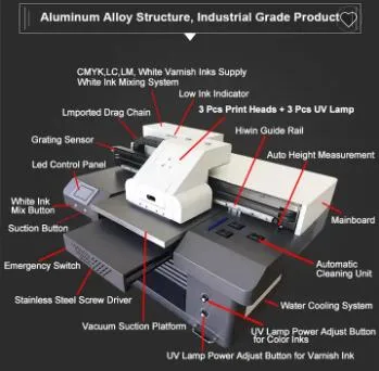 High-Precision Color Accuracy to Improve Product Quality UV Flatbed Printer