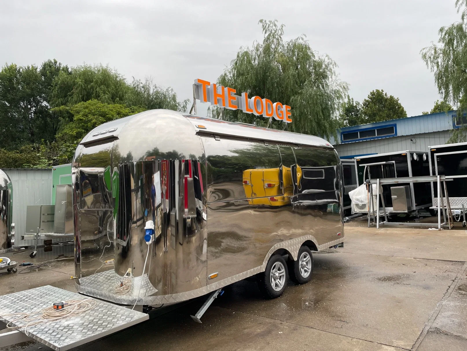 Stainless Steel Cheap Mobile Airstream Fast Food Standard Street Food Cart Van