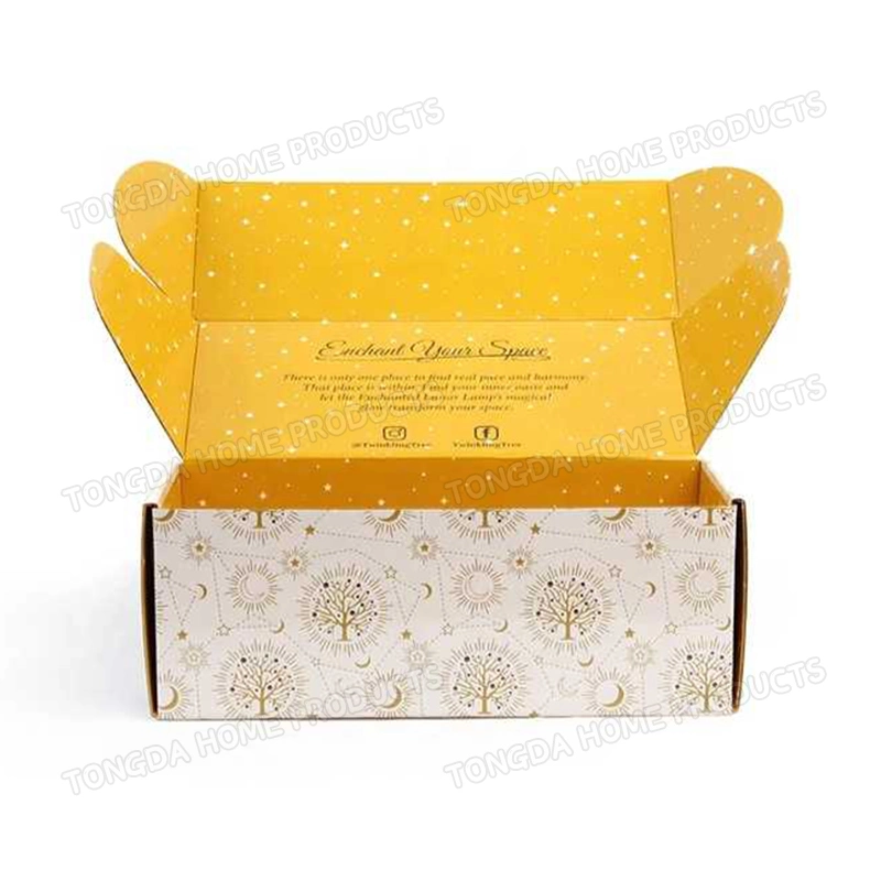 Black/Colorful Cardboard Corrugated Carton Box Custom Clothing Packaging Shipping Box Shoes Boxes