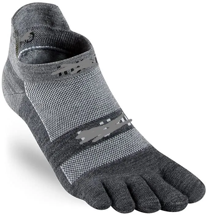 Xianghui Custom Wholesale/Supplier Gray Mini Crew Coolmax Five Finger Split Toe Socks