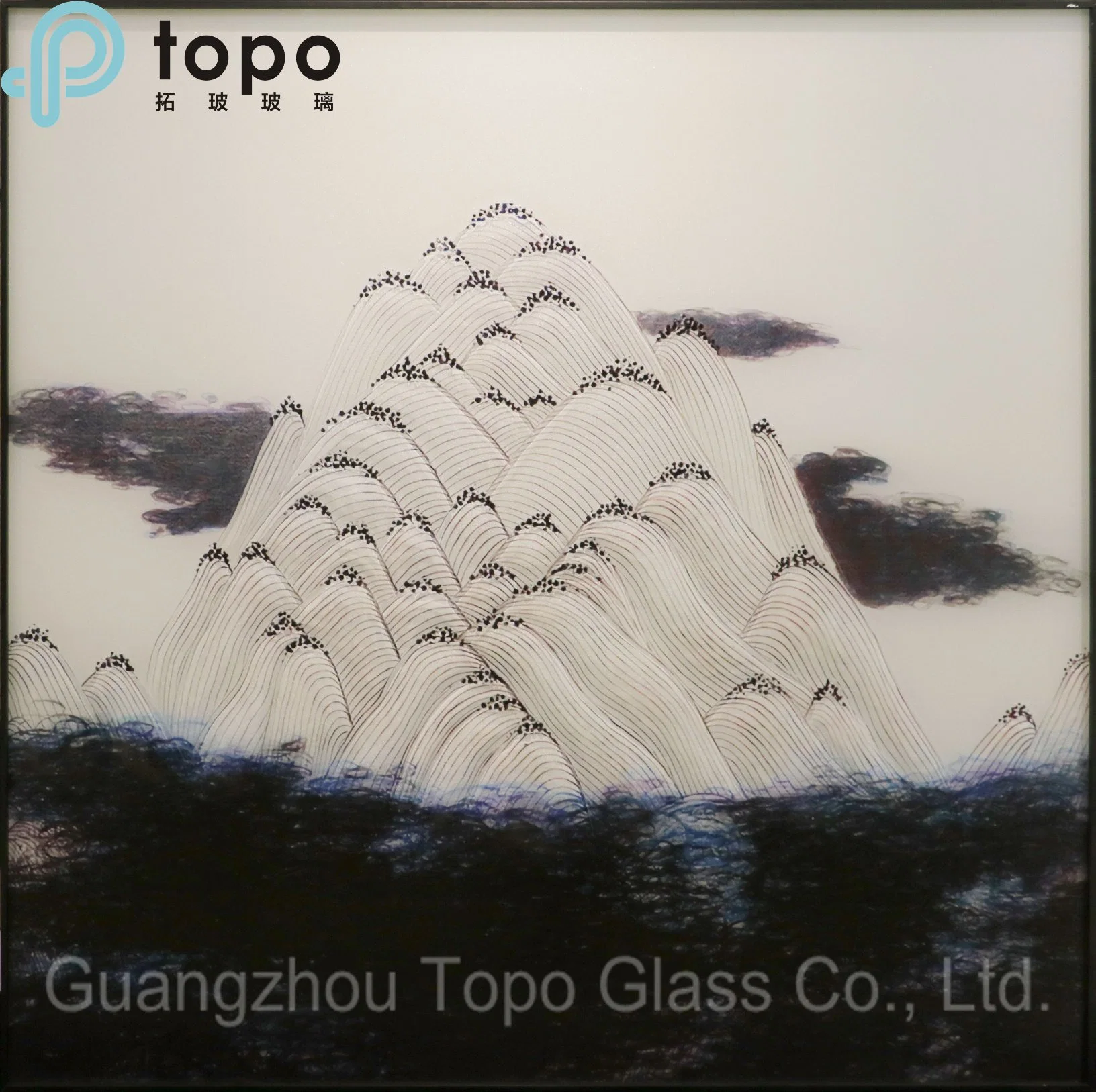 Wholesale Classical Ultra Clear Low Iron Glass Wall Painting (MR-YB6-2017)
