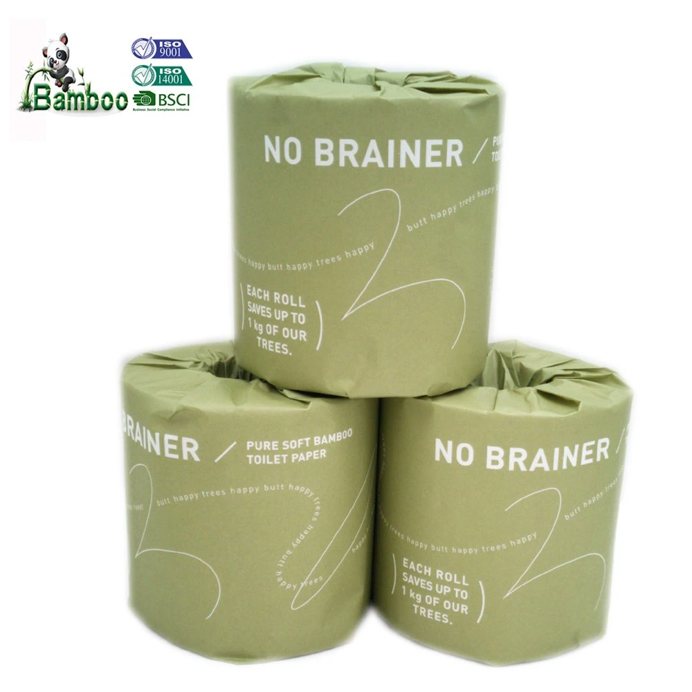 OEM ODM New Design FSC Approval 100% Biodegradable Bamboo Pulp Baby Toilet Tissues Soft Toilet Paper