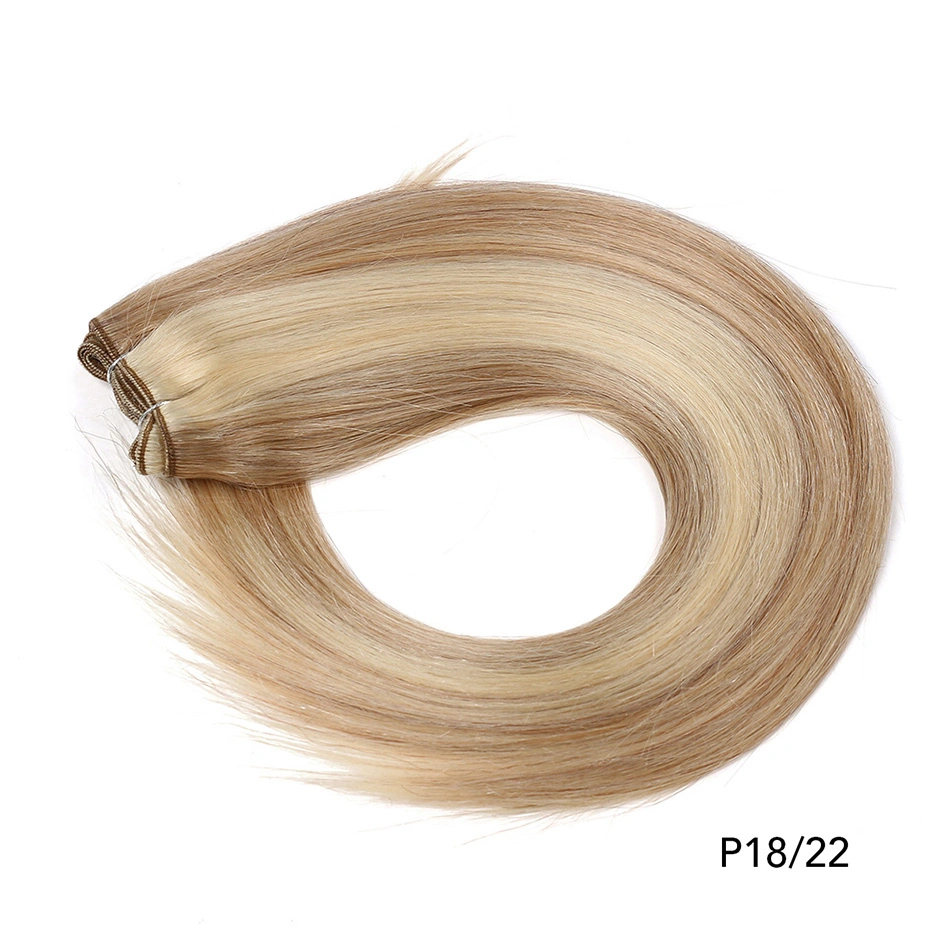 Natural 100% Remy Brazilian Human Hair Weft