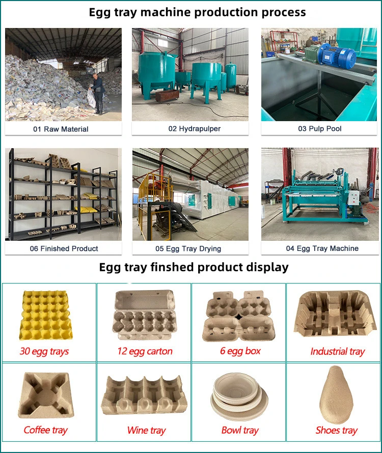 Small Paper Pulp Egg Tray Making Maline Price