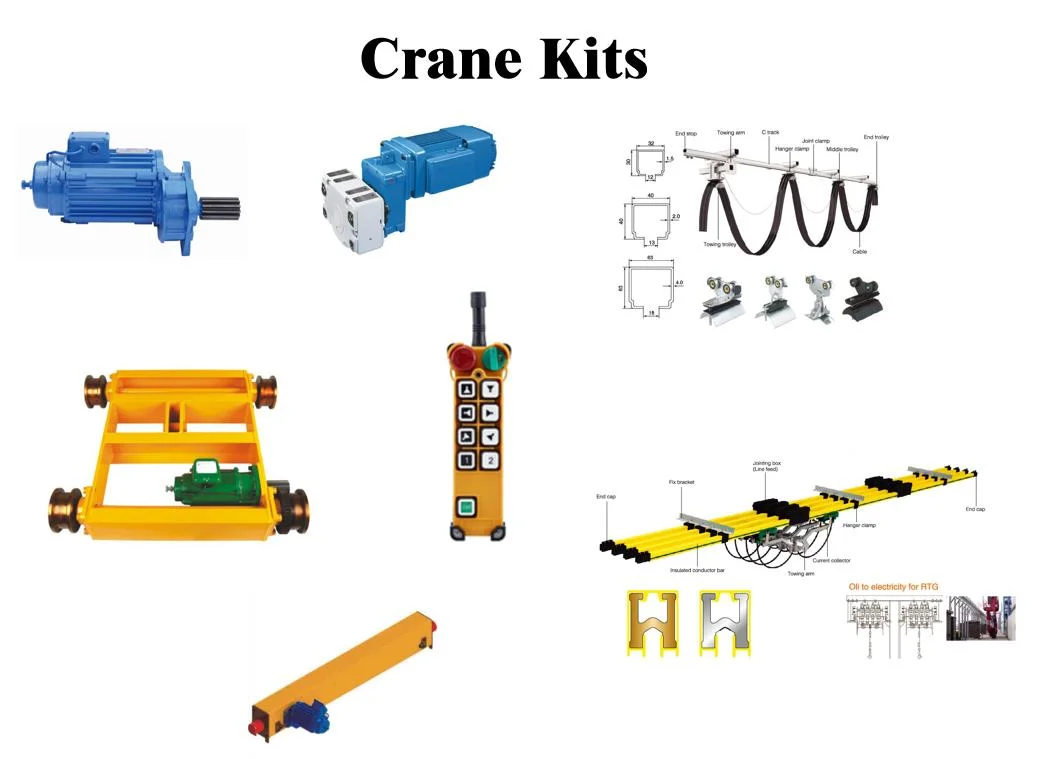 Electric Geared Motor 0.4kw Crane Fittings