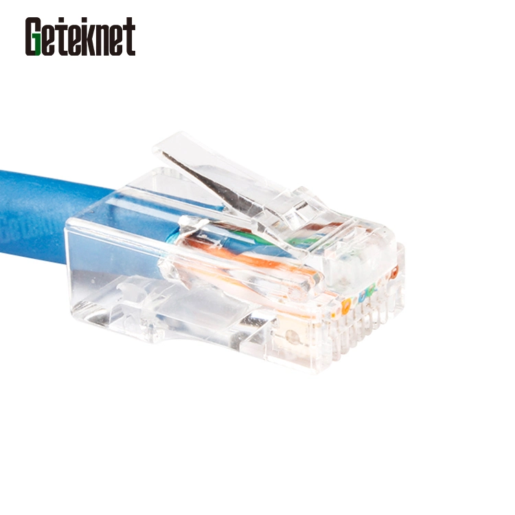 Cableado 8p8c cable de alimentación LAN de cable balaustrado de conector de paso Cable RJ45 herramienta de red de crimpado