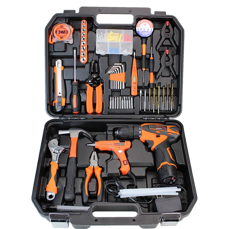 Günstige Reparatur Kombination Power Hand Tool Kit 35PCS Haushalt Elektro Set Box Für Kombinierte Werkzeuge Für Schlagbohrer