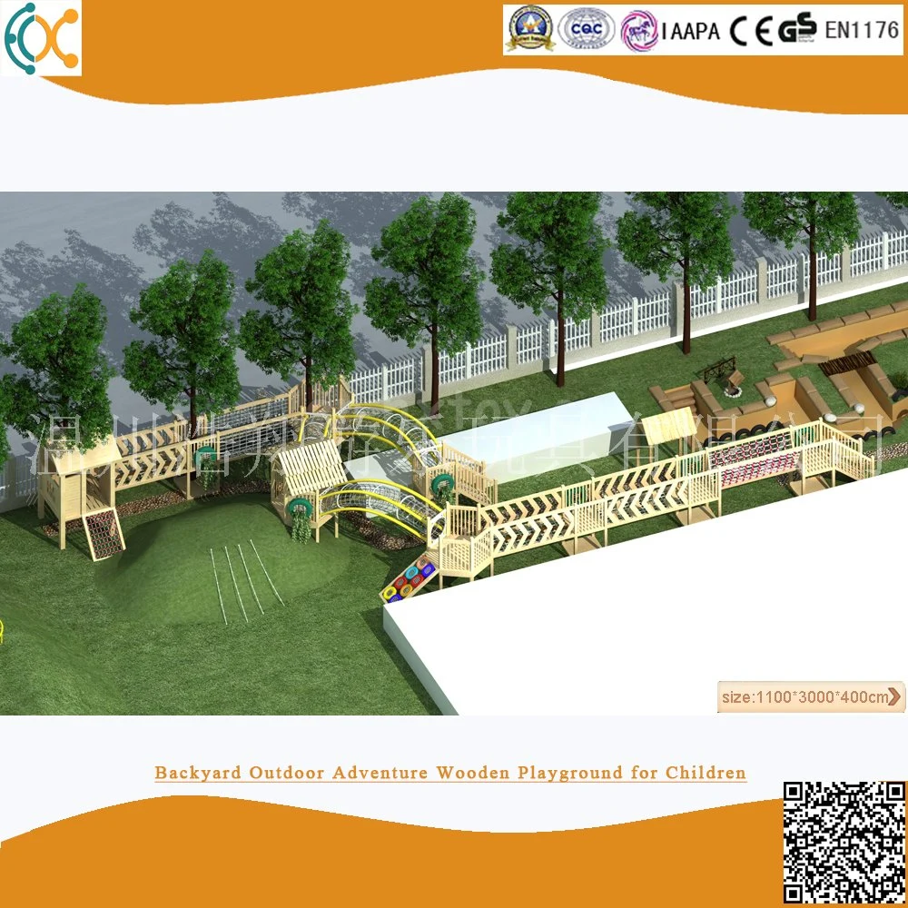 Outdoor Adventure Wooden Play Equipment for Children