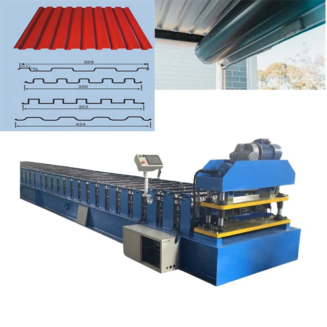 High Working Efficiency Shutter Door Slat Forming Machine Hydraulic Door Side Guide Roll Former Folding Sheet Metal Machine