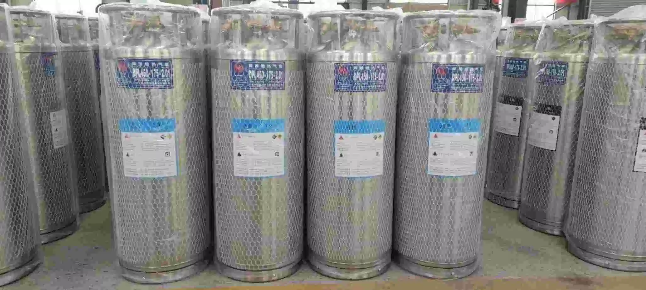 2.3MPa Cryogenic Gas Cylinder Dewar for Liquid Oxygen Nitrogen Argon CO2