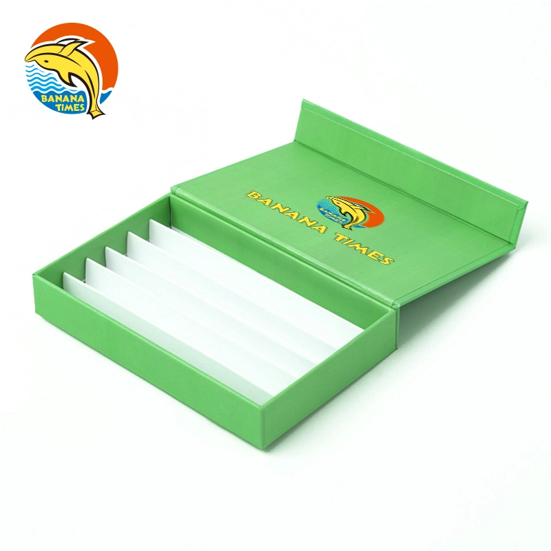 Cuadro Pre-Rolled personalizado resistente a los niños Preroll envasado impreso rollo Pre caso de las articulaciones de verificación de 5 Rodillos de Pre lámina caliente estampado