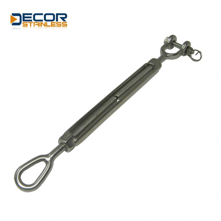 Stainless Steel Hook to Hook Open Body Turnbuckle