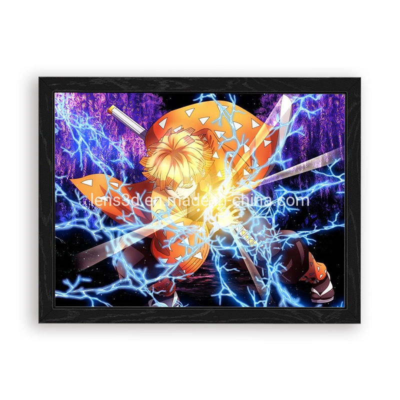 Nuevo estilo 3D Lenticular ANIME Poster sin marco