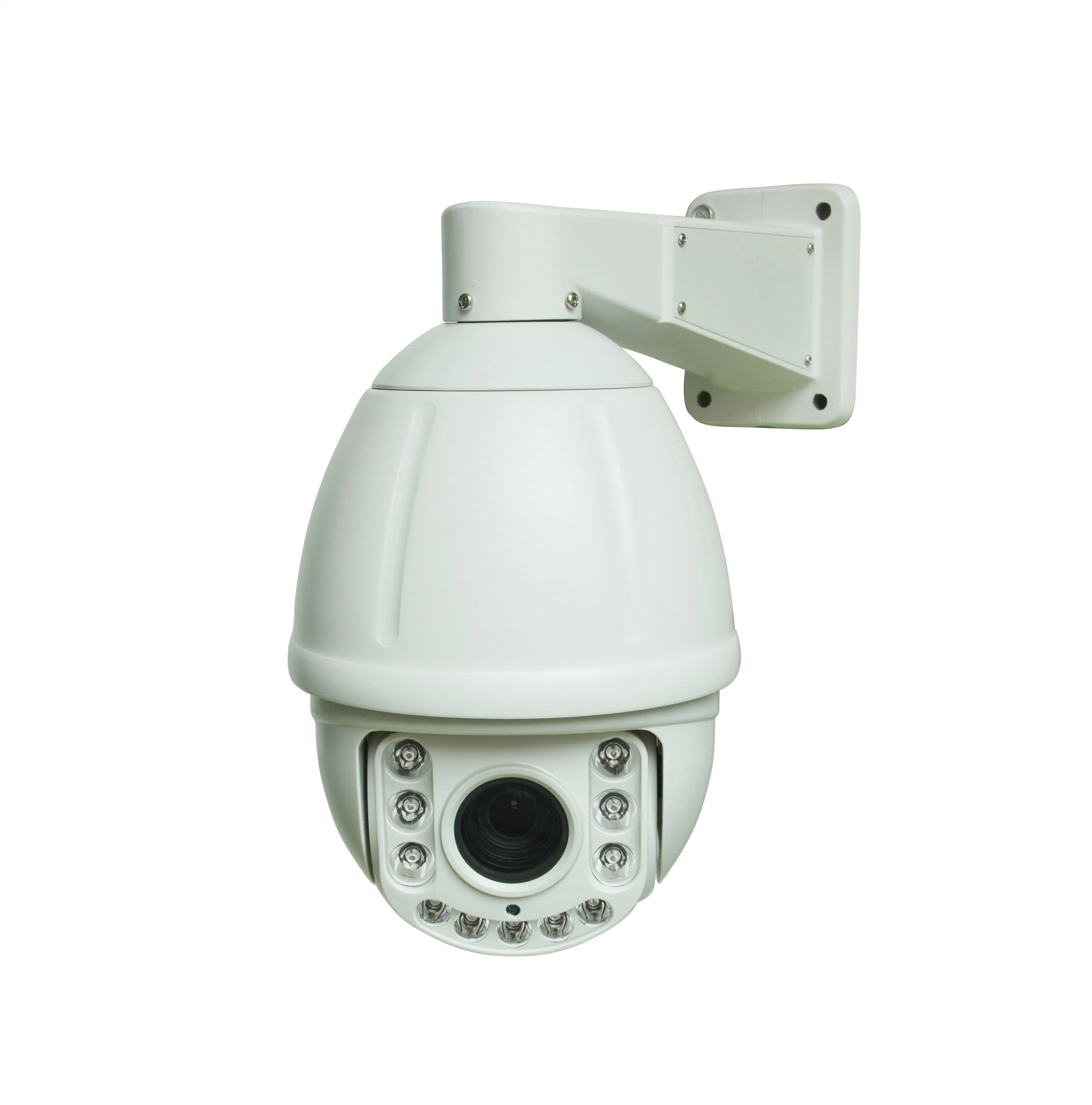 Cámara de seguridad CCTV IP domo PTZ de alta velocidad con infrarrojos resistente al agua.