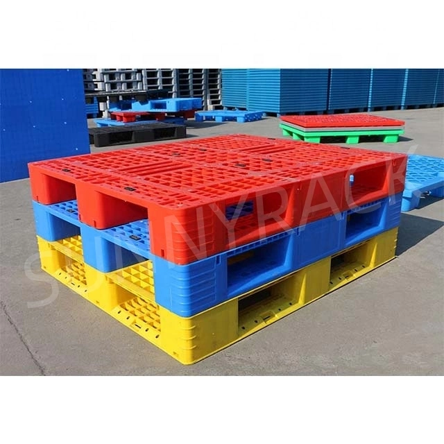 Einweg-Transport mit ein-/doppelseitiger Seite Verwendung Recycle Plastic Pallet for Warehouse Lagerung