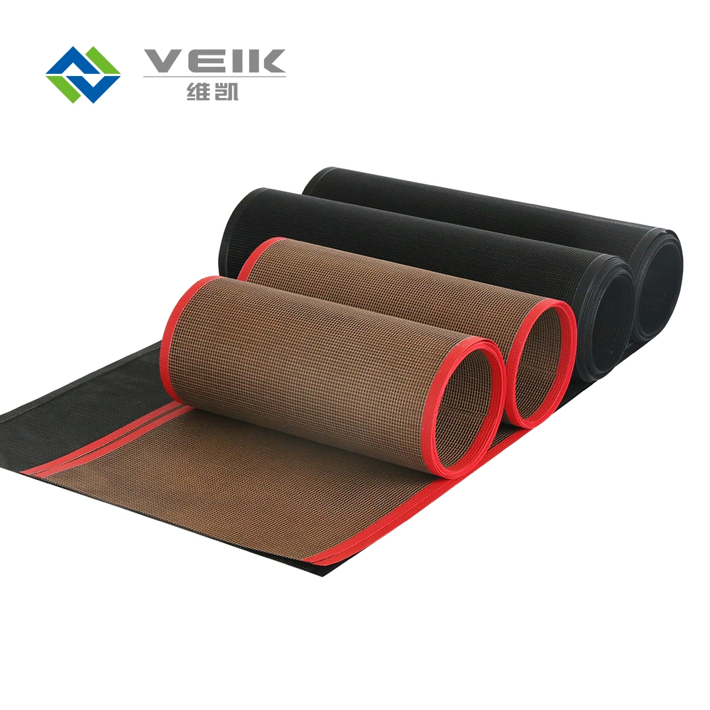 High Temperature PTFE Coated Fiberglass Mesh Conveyor Belts