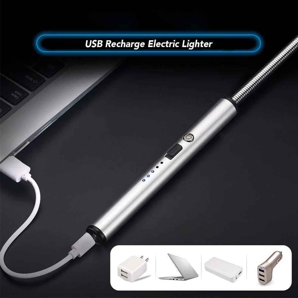 Electric Arc Lighter-Electronic Candle Long Lighter with Flexible Long Ignite Neck