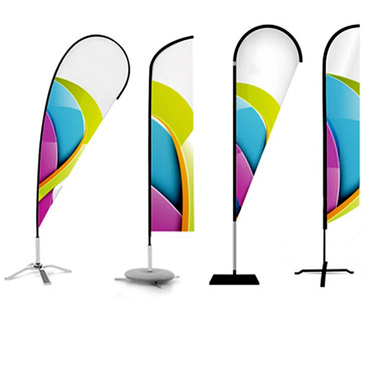 Advertising Custom Flying Banners Bali Bow Sail Swooper Teardrop Flag