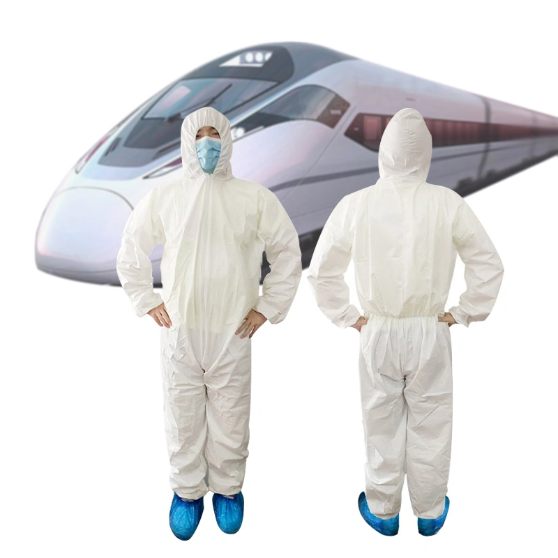 Medical Safety Disposable Coverall Suit PPE Equipment with Sterile/Non-Sterile