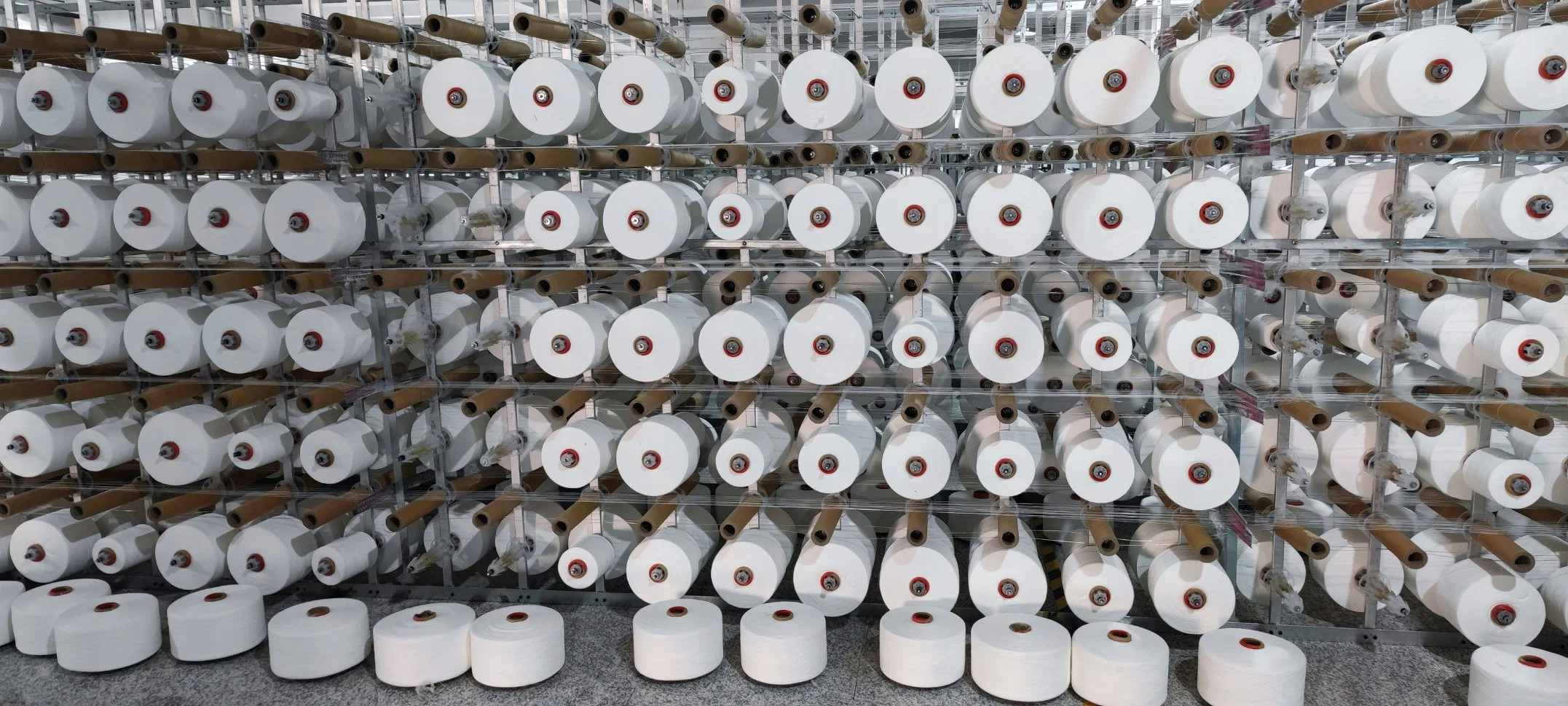 Good Quality White 100% PP Spun Yarn for Weaving Knitting